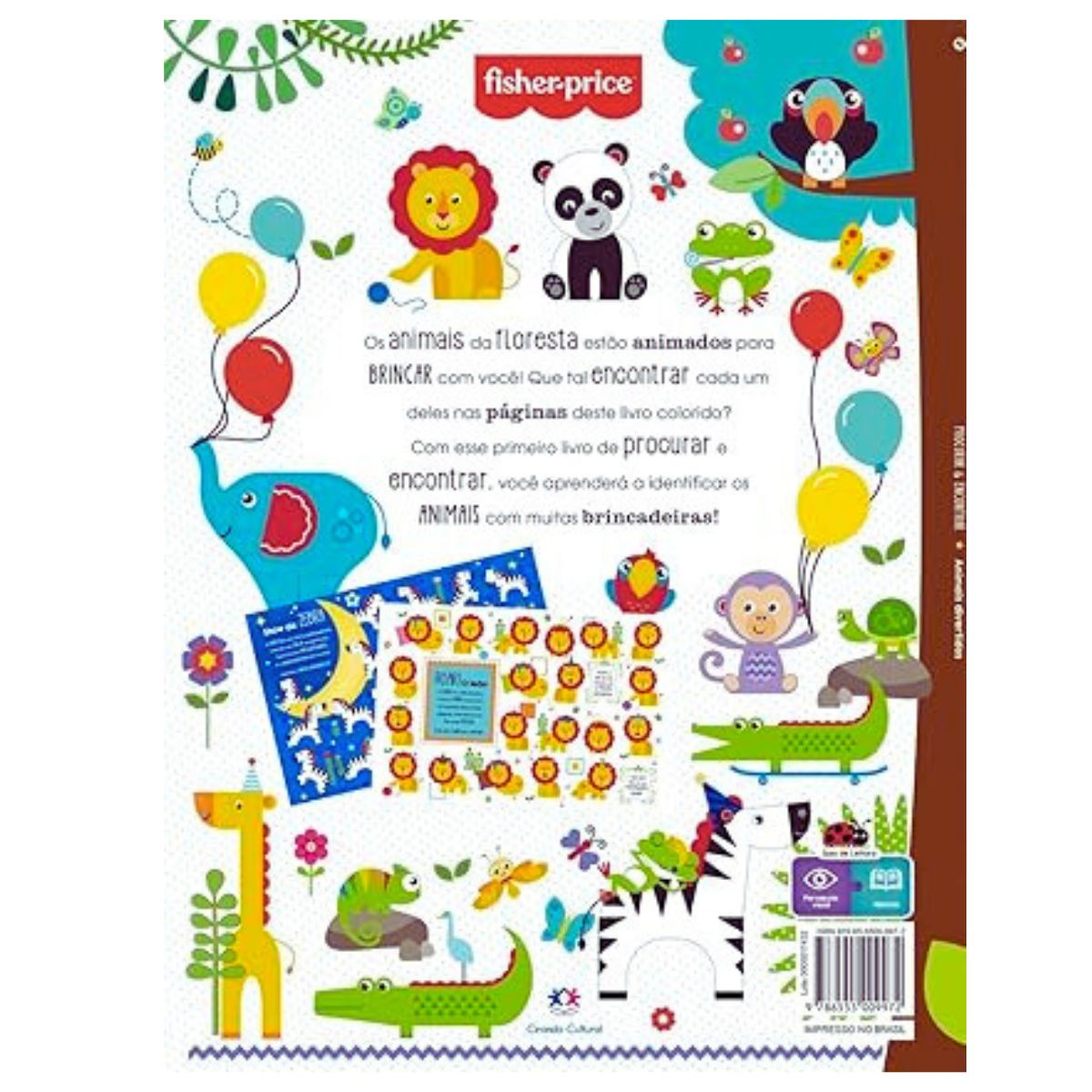 Livro Infantil Procurar E Encontrar Fisher - Price / Animais Divertidos - Ciranda Cultural Livro Infantil Procurar E Encontrar Fisher - Price / Animais Divertidos - Ciranda Cultural